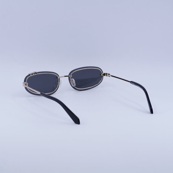 ?️New Off-White OERI13M MIAMI 7607 Sunglasses - Gold Frame, Grey Lenses main image 7